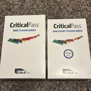 2023-2024 Critical Pass MBE and Essay Flashcards